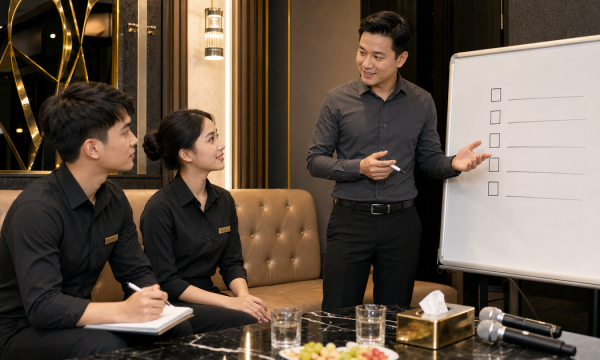 Quy trình đào tạo nhân viên phục vụ quán karaoke từ con số 0