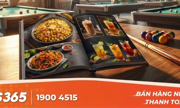 Gợi ý thiết kế menu đồ ăn nhanh, nước uống được cơ thủ ưa chuộng