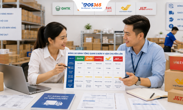 So sánh phí ship COD của 5 đơn vị vận chuyển lớn năm 2026