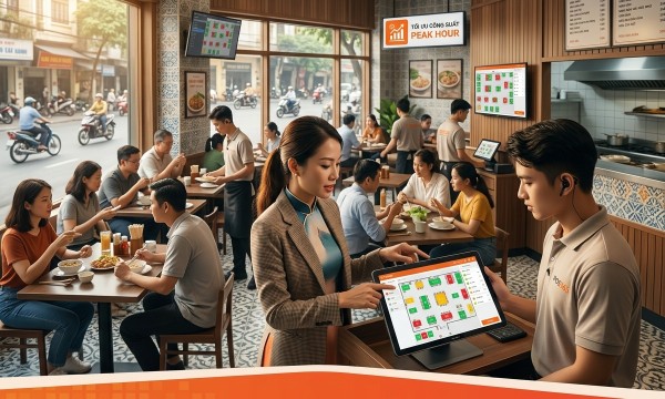 Tối ưu công suất giờ cao điểm nhờ sơ đồ phòng bàn trực quan