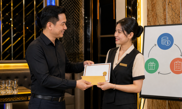 Xây dựng cơ chế lương, thưởng và phạt cho nhân viên phục vụ karaoke