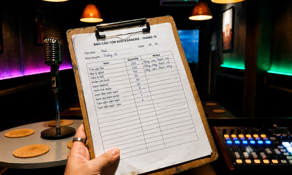 Mẫu biên bản kiểm kê kho hàng quán karaoke định kỳ