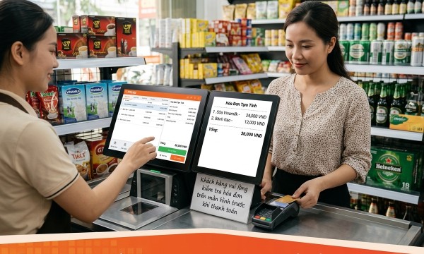 Nâng tầm uy tín với màn hình hiển thị bill dành cho khách hàng
