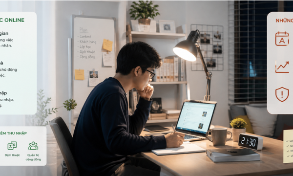 12 việc làm thêm kiếm tiền online uy tín, thu nhập cao (Update 2026)