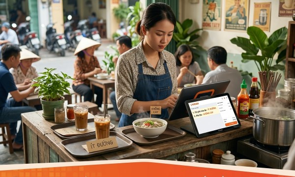 Cá nhân hóa dịch vụ nhờ tính năng ghi chú đặc biệt (ít đường, không cay)