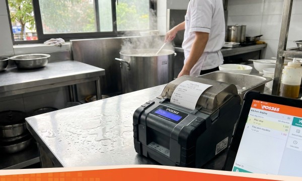Kinh nghiệm chọn mua máy in order bếp nhà hàng bền bỉ, chống nước