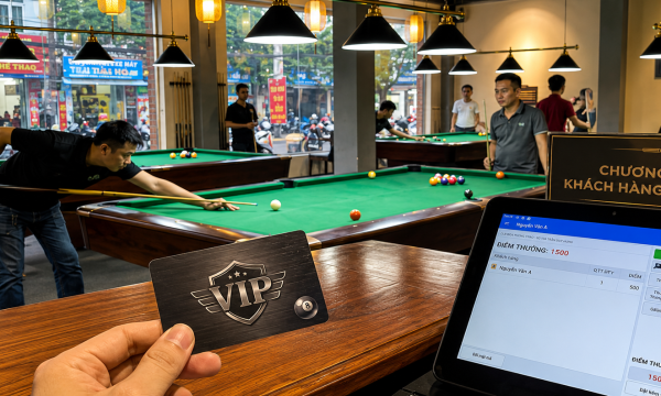 Thiết lập chính sách thẻ VIP, tích điểm giữ chân khách hàng quán bida