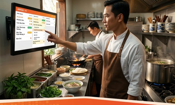 Tích hợp hệ thống KDS: Xóa sổ tình trạng chế biến nhầm, sót món