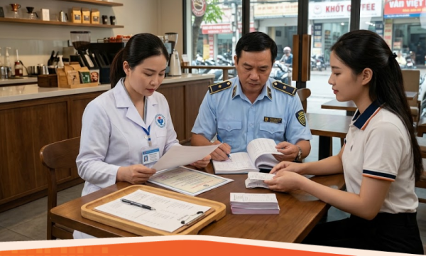 Kịch bản tiếp đón khi bị quản lý thị trường hoặc y tế kiểm tra đột xuất quán cafe