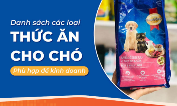 Danh sách 5 loại thức ăn cho chó phù hợp để kinh doanh