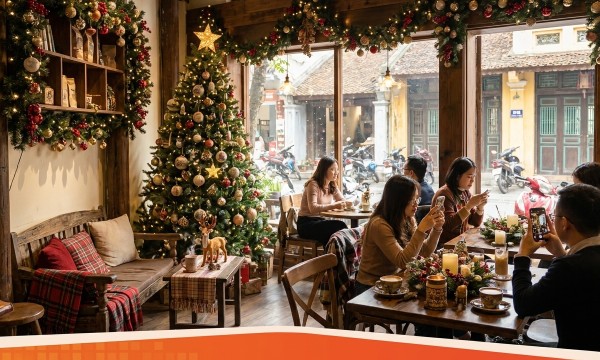 Top 10+ cách decor noel quán cafe lung linh, thoả sức sống ảo