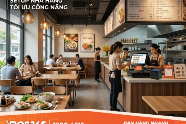 Kinh nghiệm setup và thiết kế không gian nhà hàng tối ưu công năng