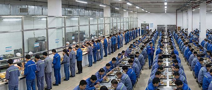 Căng tin của khu công nghiệp