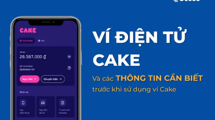 Ví điện tử cake và các thông tin cần biết trước khi sử dụng ví Cake