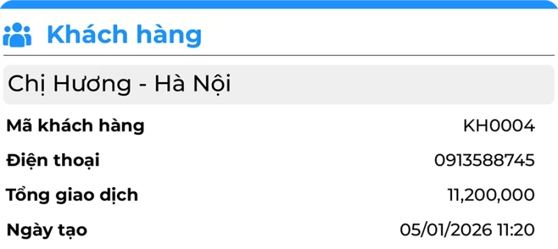 Quản lý khách hàng – lưu lịch sử mua thuốc